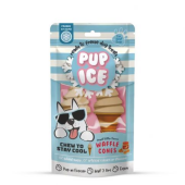 Замразено лакомство за кучета Pup Ice Waffle Cones Vanilla & Peanut Butter 2 броя фунийки с Ванилия и фъстъчено масло